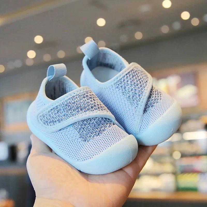 Chaussures de marche pour bébés garçons et filles, chaussures décontractées pour enfants, en maille,
