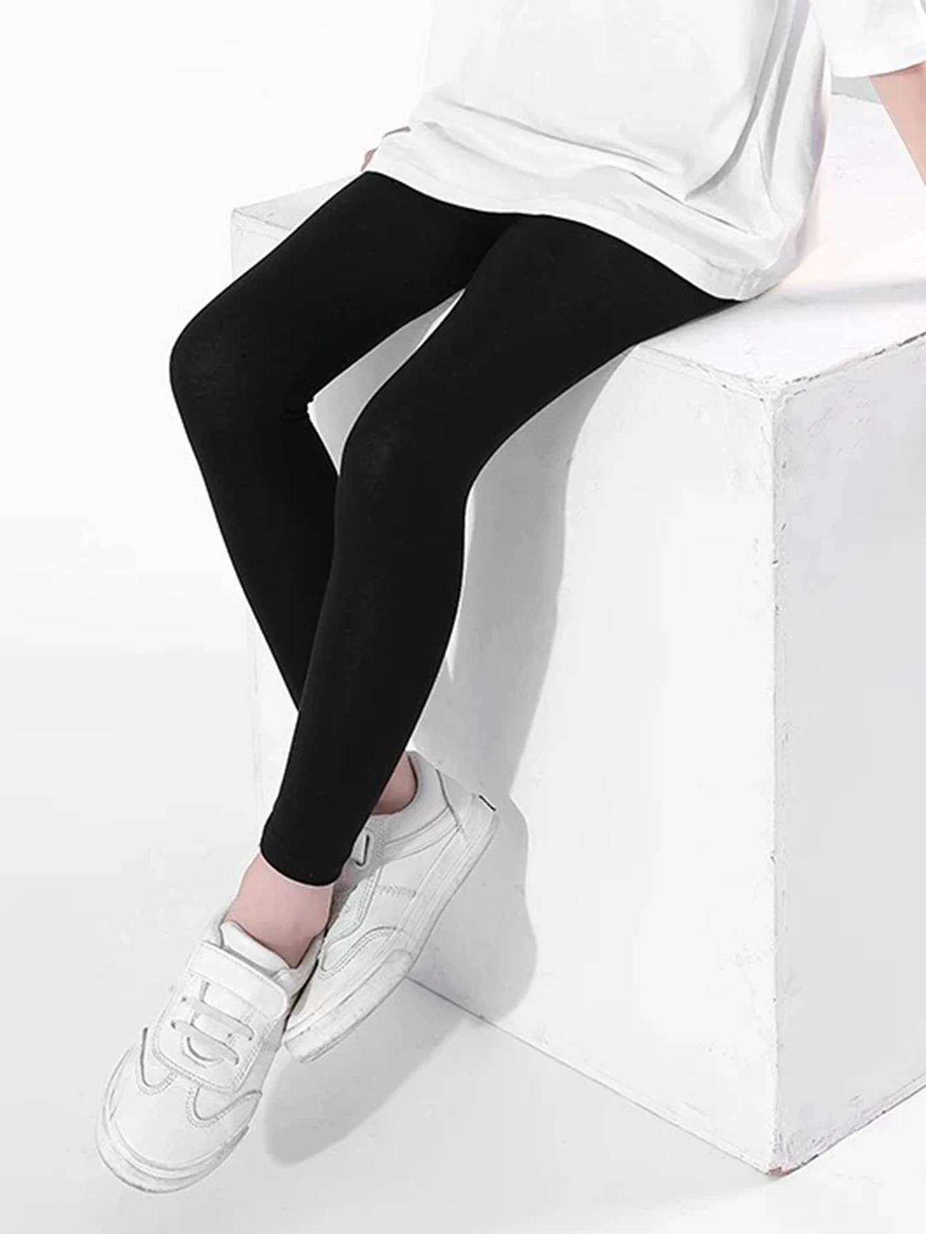 Pantalons pour filles, leggings élastiques doux pour enfants, couleur bonbon, pantalon skinny pour f
