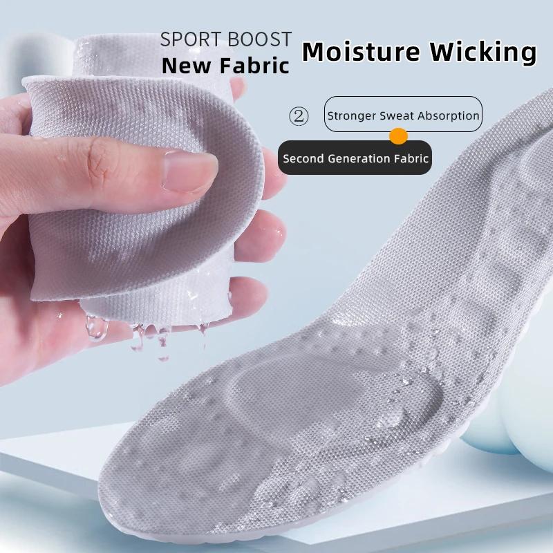 Semelles intérieures de Sport complètes pour les pieds, semelle à coussin d'air en PU, souples et re