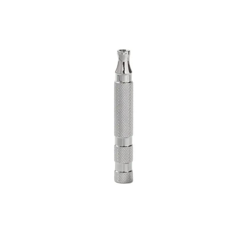 YAQI-Poignée de rasoir de sécurité pour homme, acier inoxydable 303 poli