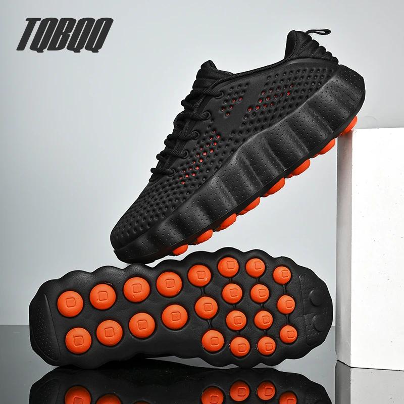 Chaussures de sport décontractées confortables pour hommes avec technologie de massage par détection