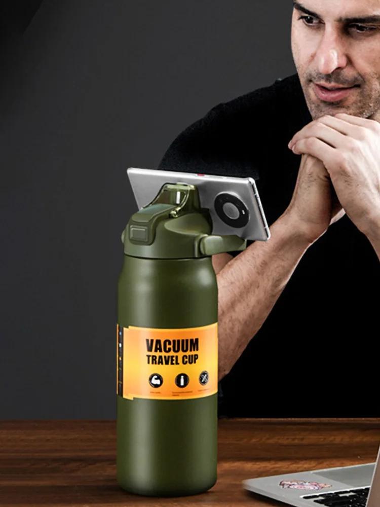 Thermos d'extérieur Portable en acier inoxydable 304, tasse thermique, flacons sous vide, bouteille