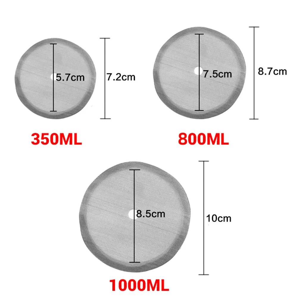 Filtres à presse française, filtre à mailles de remplacement pour Machine à expresso 350 800 1000ML,