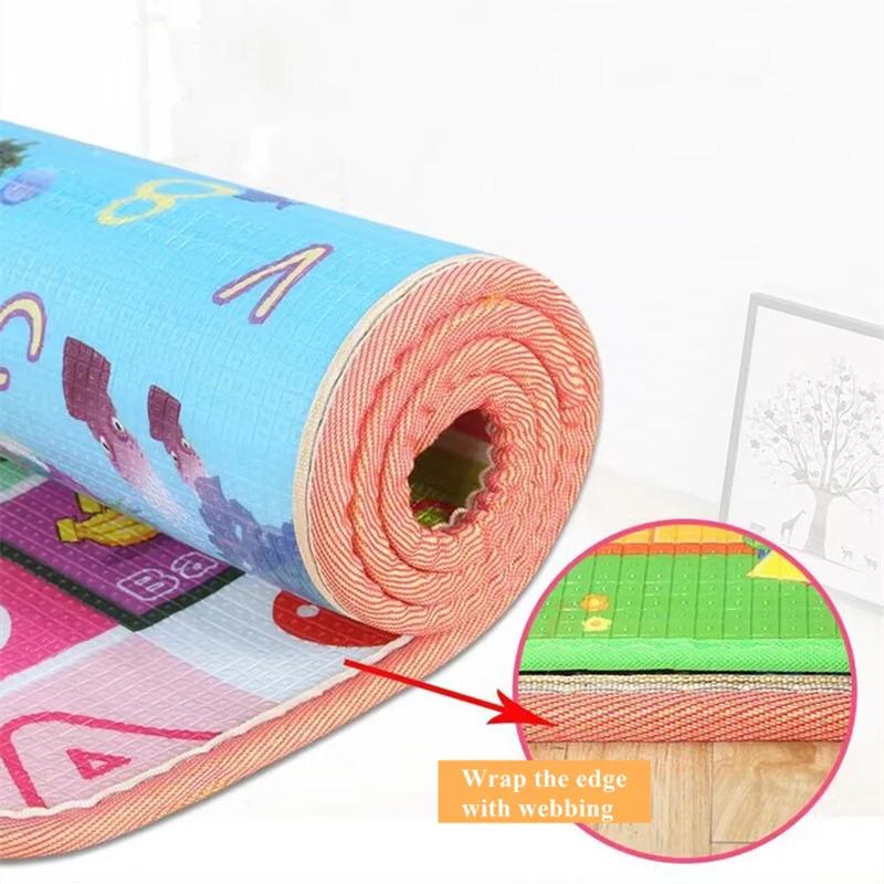 Tapis de jeu pour enfants 200x1 0/180x1 0/180x120cm tapis de sécurité épais tapis de jeu rampant ami