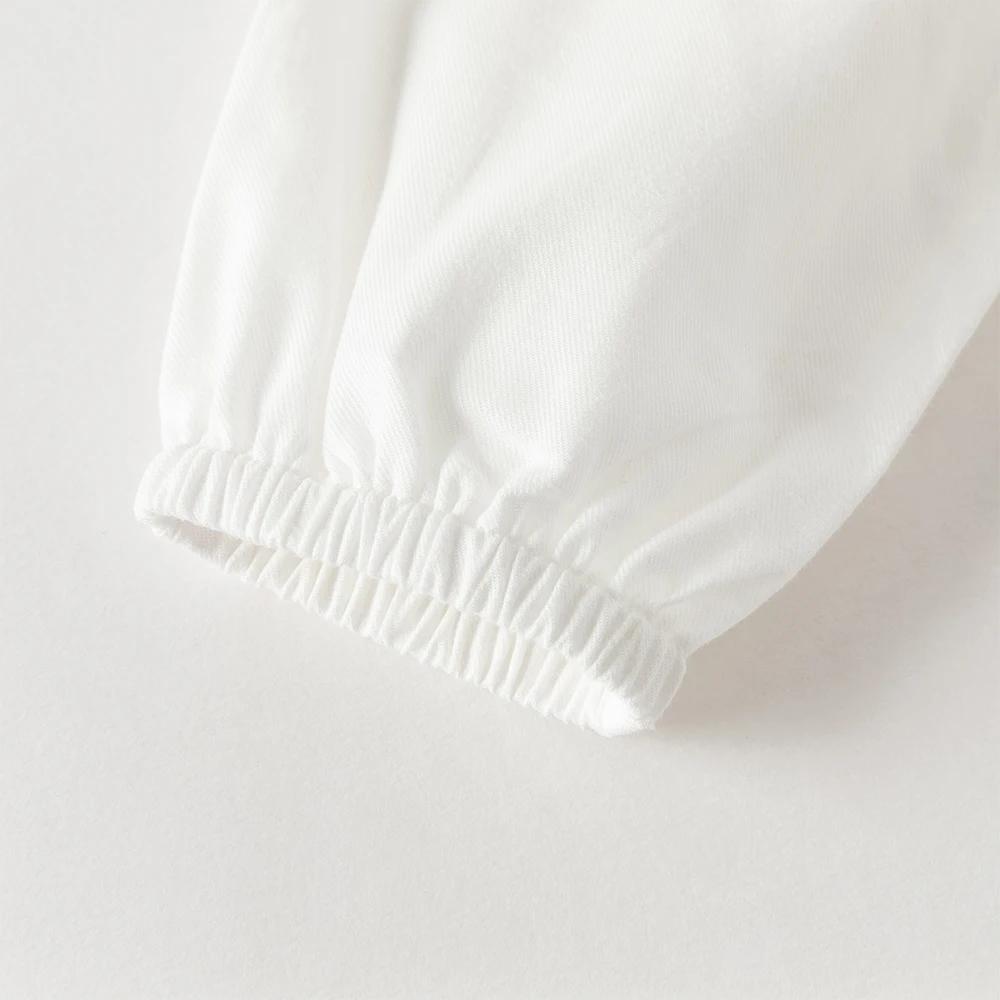 Dave Bella enfants coton chemise automne printemps manches longues filles blouse décontractée élégan