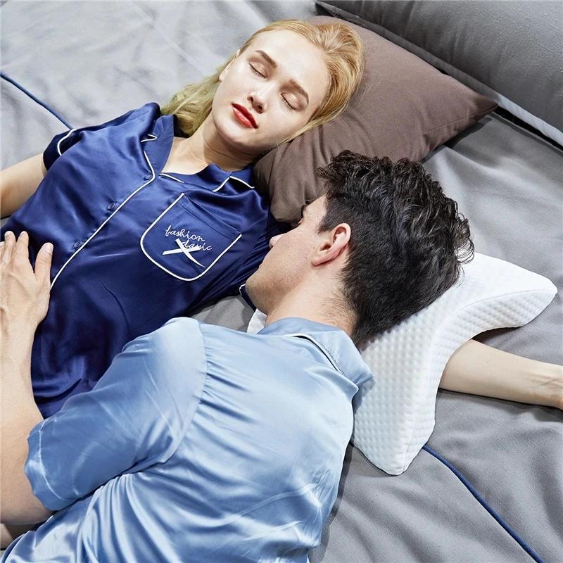 Oreiller orthopédique incurvé en forme de U pour le sommeil, oreiller pour les mains en mousse, prod