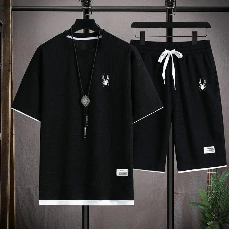 T-shirt à Manches Courtes pour Homme, Décontracté, Mode Coréenne, Été