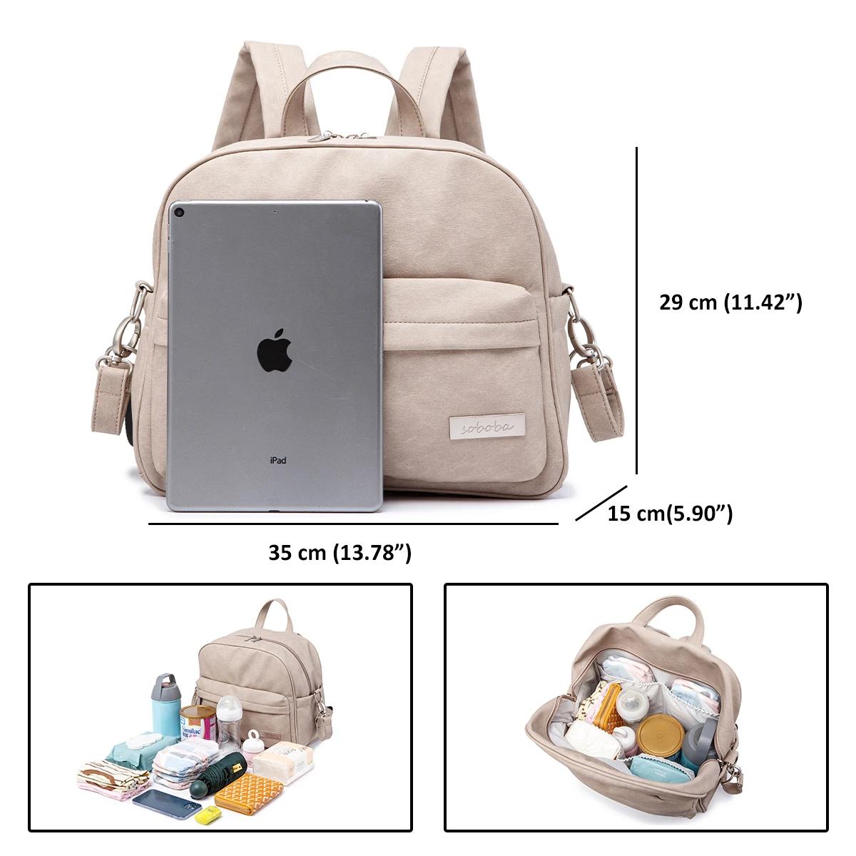 Sac à Couches Imperméable et observateur pour Nouveau-Né, Sacoche à Dos Portable pour Maman, pour So
