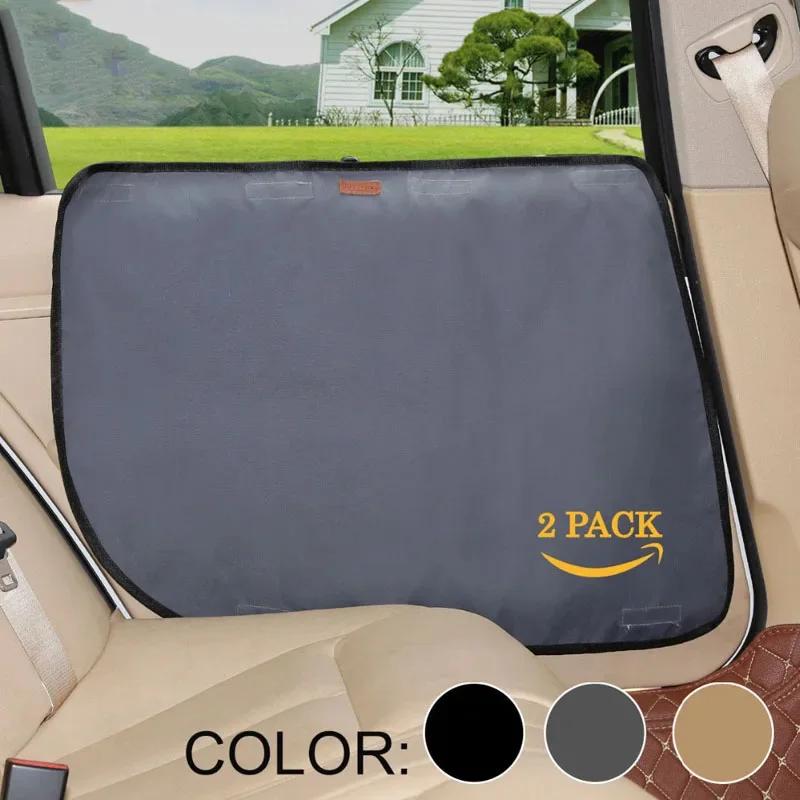 Couverture de porte de voiture pour chien, 2 pièces/paquet, tapis de Protection imperméable en tissu