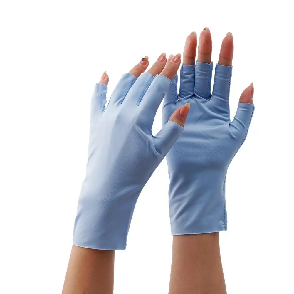 Gants de Protection solaire pour femmes, sans doigts, Protection solaire d'été, Protection UV, multi