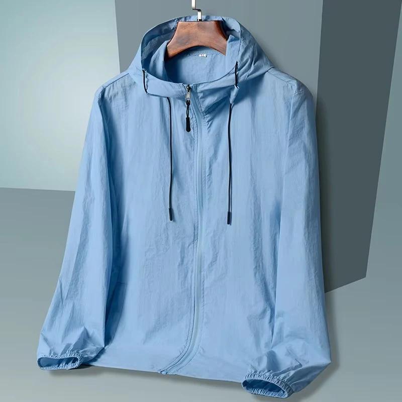 Veste d'été à capuche pour hommes et femmes, vêtements de Protection solaire, vêtements de pêche et