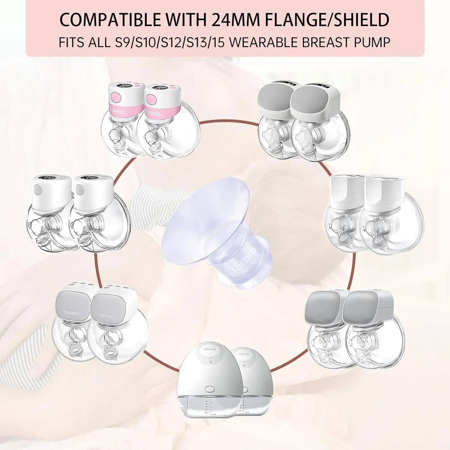 Inserts de bride 13/15/17/19/21 mm compatibles avec Momcozy S12/S12pro/S9/S9 pro, pour TSRETE/Spectr
