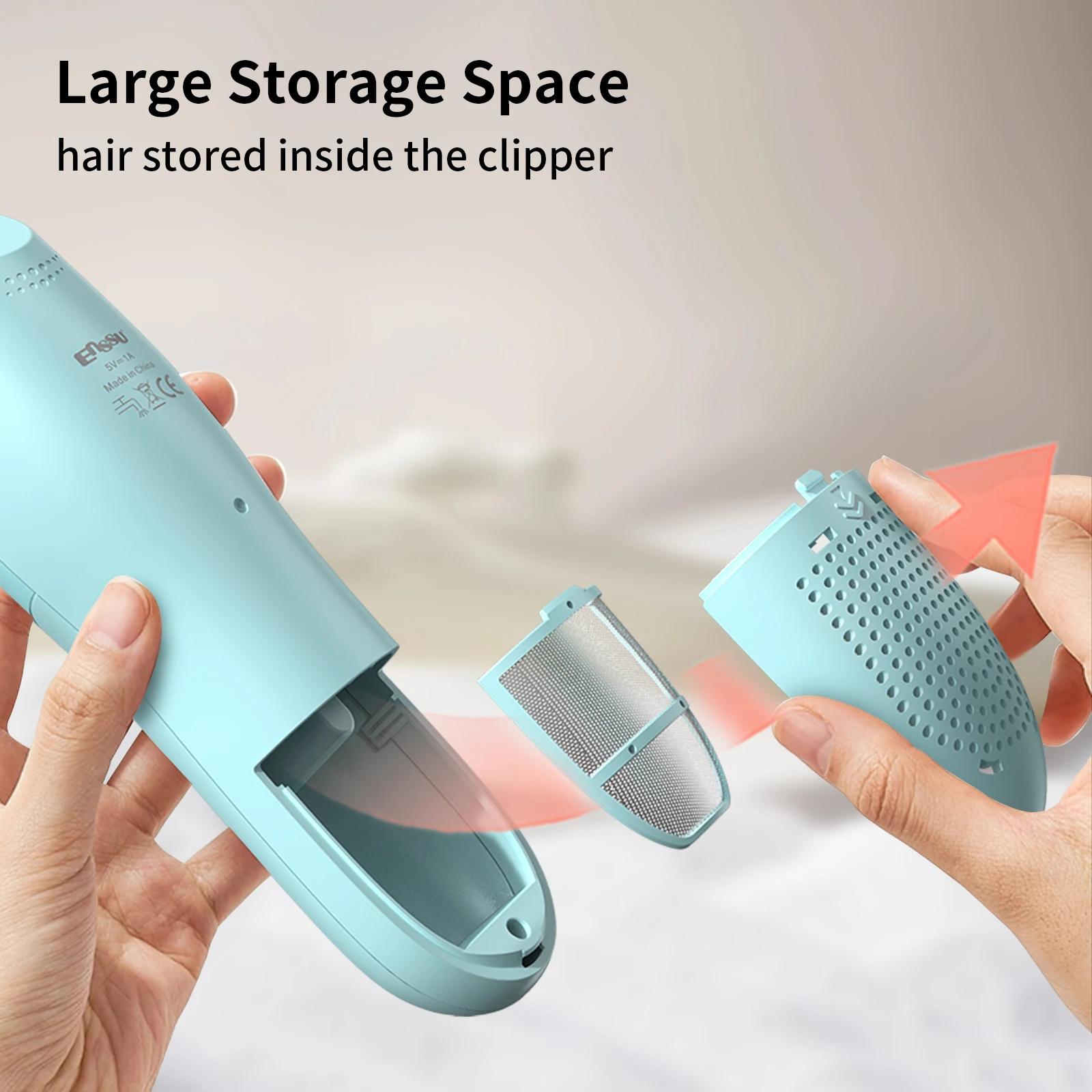 Tondeuse à cheveux aste avec aspirateur pour enfants, coupe-cheveux pour bébé, 2 modes, enfants et n