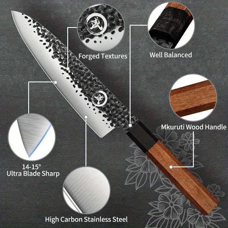 Couteau à sashimi tranchant, couteau de chef, couteau de cuisine à sushi, couteau à saumon, couteau