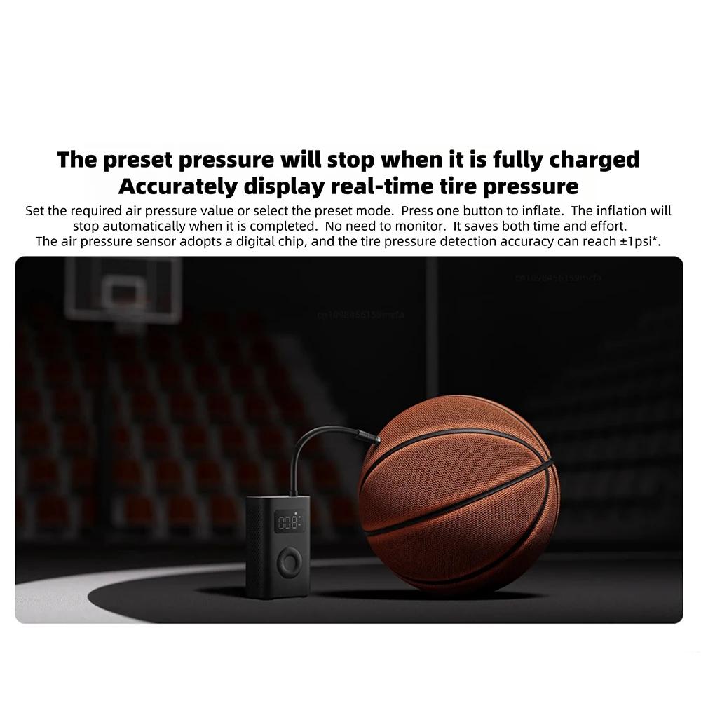 Nouveau compresseur d'air gonflable MIJIA 2D 2000mAh, pompe à air portable 2D pour vélo, voiture, mo