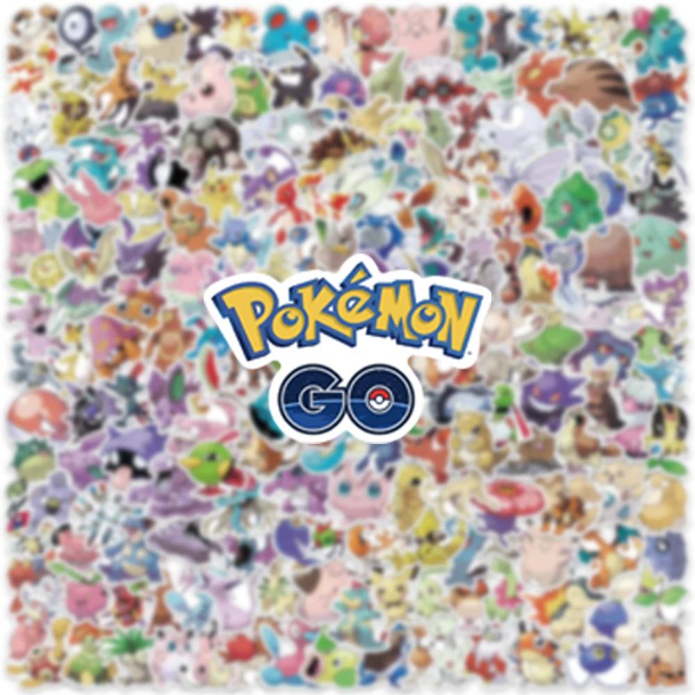 100/200/300 pièces Pokemon Kawaii Pikachu autocollants décoration décalcomanies ordinateur portable