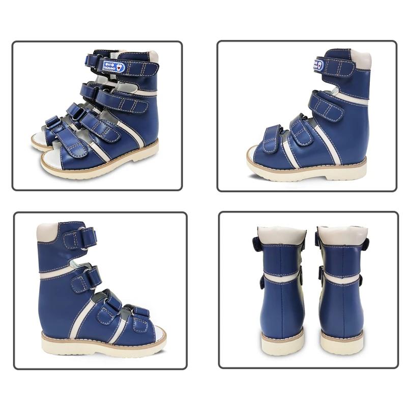 Orinformations Uckland-Sandales pour enfants, chaussures orthopédiques 4 roues motrices pour garçons