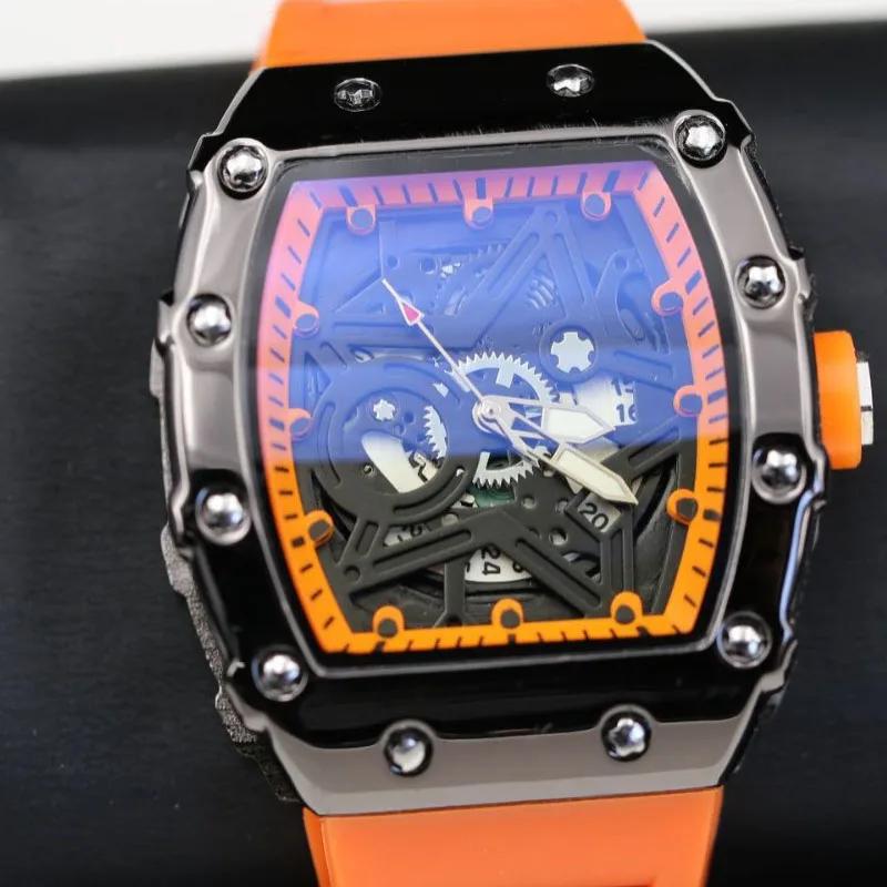 Montres pour hommes, marque de luxe légère, tendance de beauté dominatrice, pentagramme lumineux en