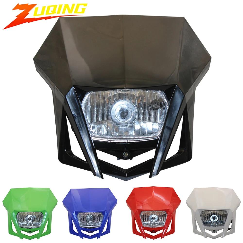 Para honda xr 250 crf 450 yamaha wr placa de farol de motocicleta enduro acessórios de bicicleta de