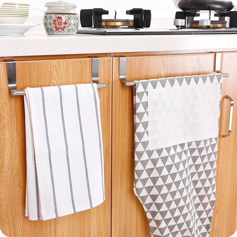 Porte d'armoire de cuisine, porte-serviettes en acier inoxydable, porte arrière, porte-serviettes su