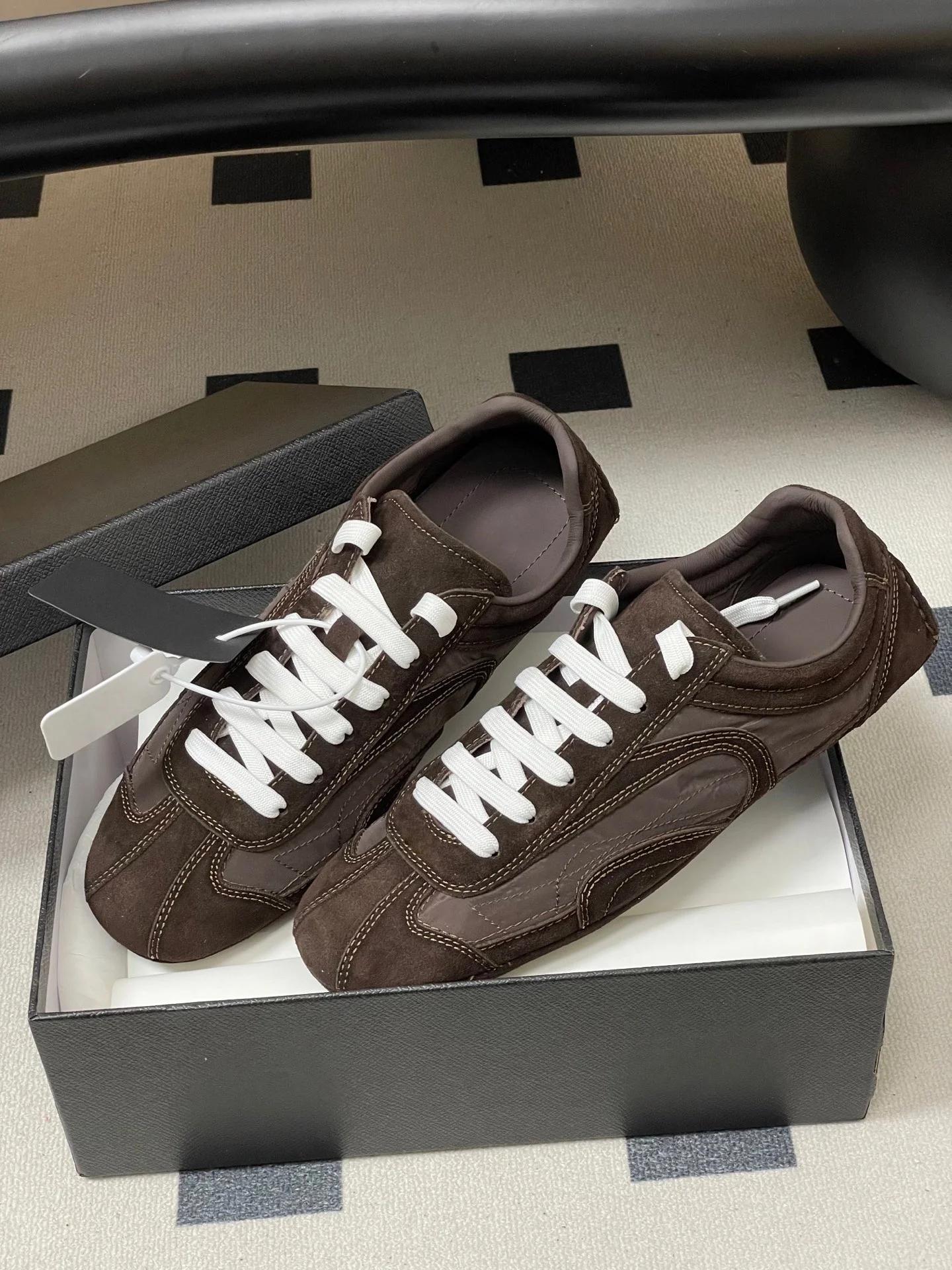 Baskets décontractées de luxe pour femmes, chaussures de ville, chaussures de randonnée en nylon et