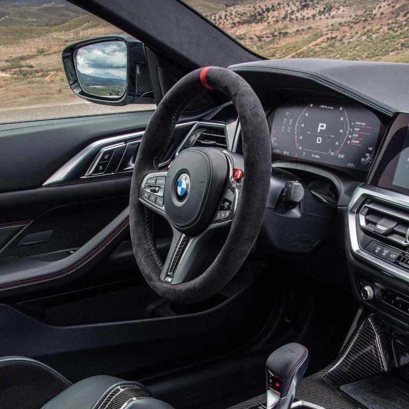Housse de volant de voiture antidérapante cousue à la main, pour BMW M Sport G30 G02 X5 F40 F41 g82