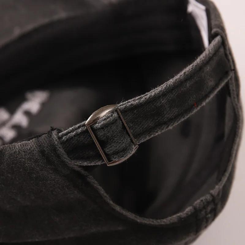 Casquette de baseball avec lettres brodées pour enfants, mode rétro, chapeau en langue de canard pou