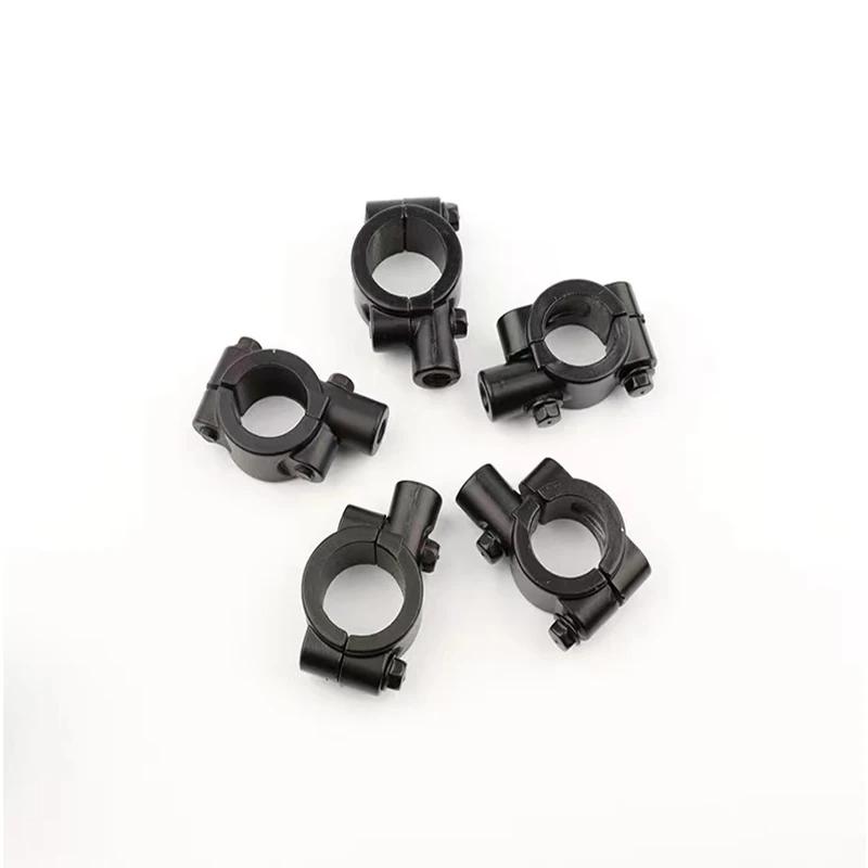 2 pièces 22mm guidon 10mm 8mm 6mm filetage moto miroir montage pince rétroviseur support adaptateur