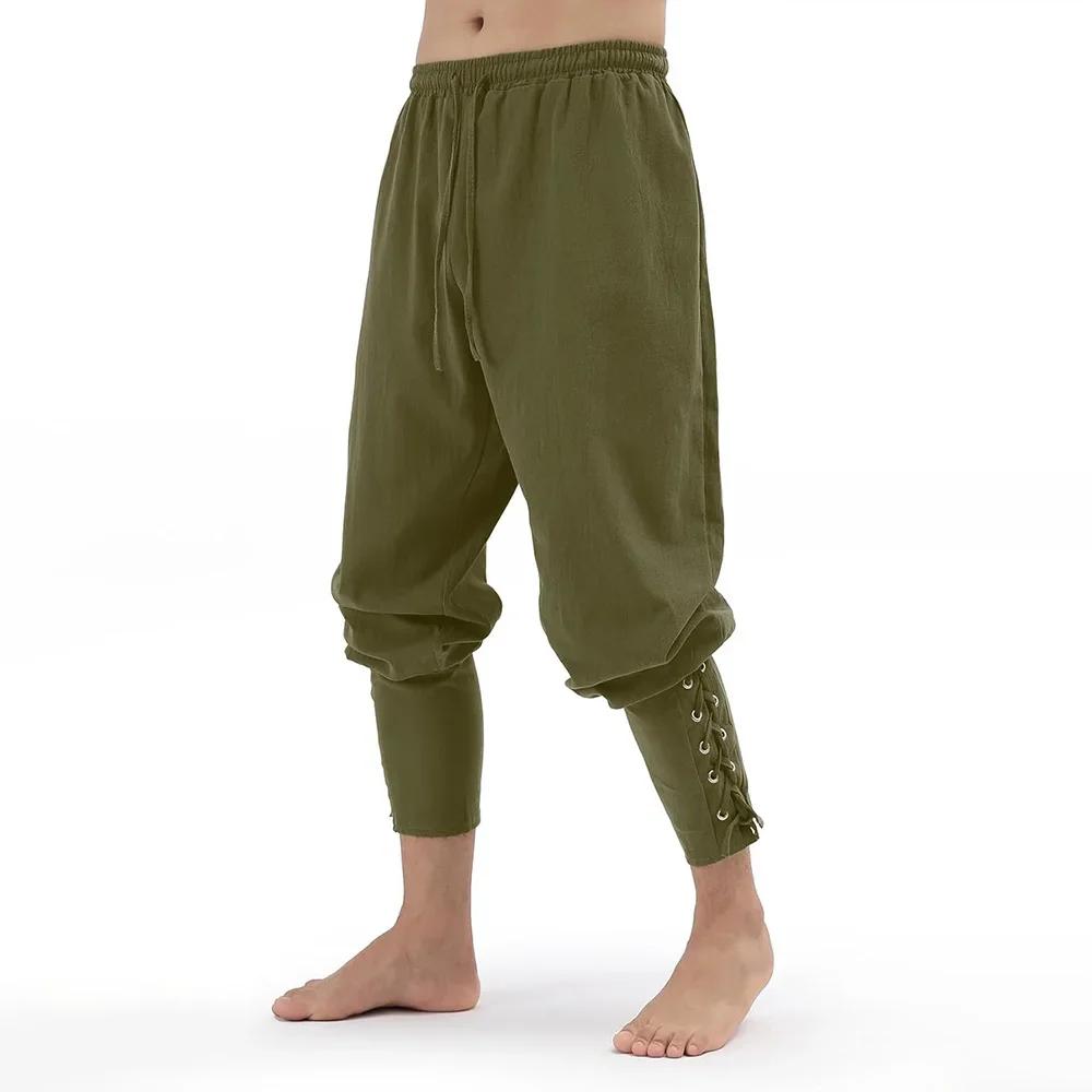 Bas en coton viking médiéval vintage pour hommes, mode d'Halloween, printemps, été