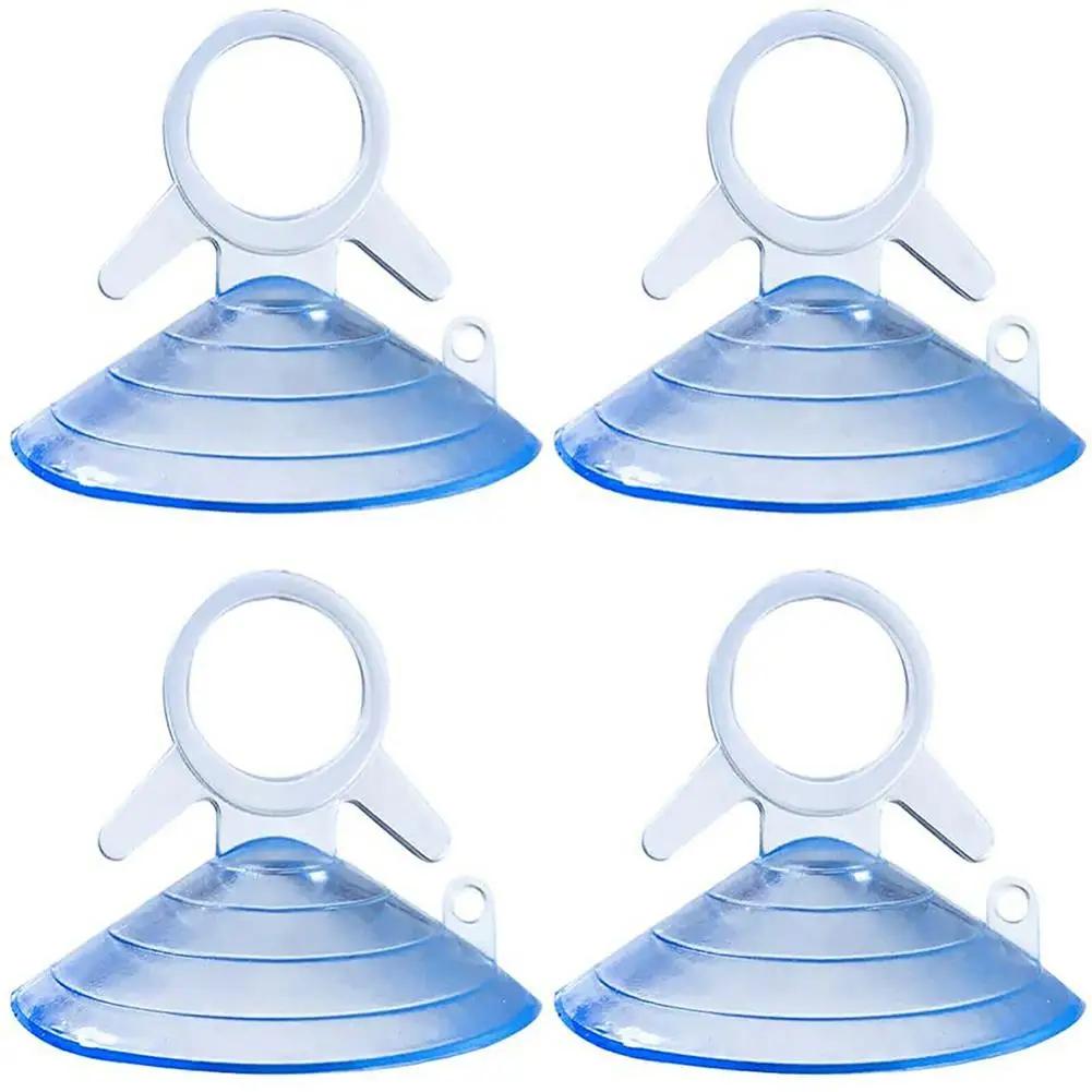 40 pièces 45mm salle de bain toilette ventouse voiture parasol ventouses PVC caoutchouc transparent
