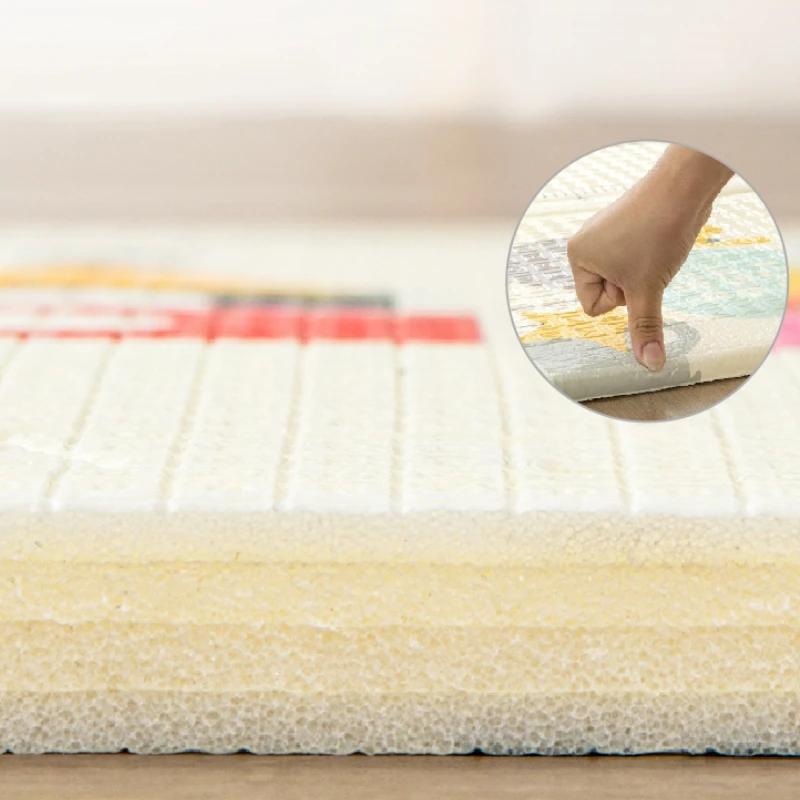 Tapis de jeu rampant pour bébé, 2cm d'épaisseur, motif Double face, pour activité, gymnastique, anti