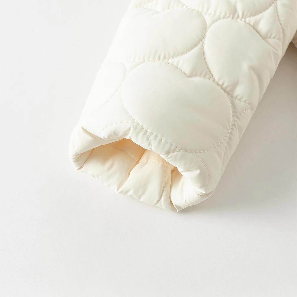 Dave Bella enfants filles bébé mignon vêtements d'extérieur hiver mode décontracté doux enfants mant