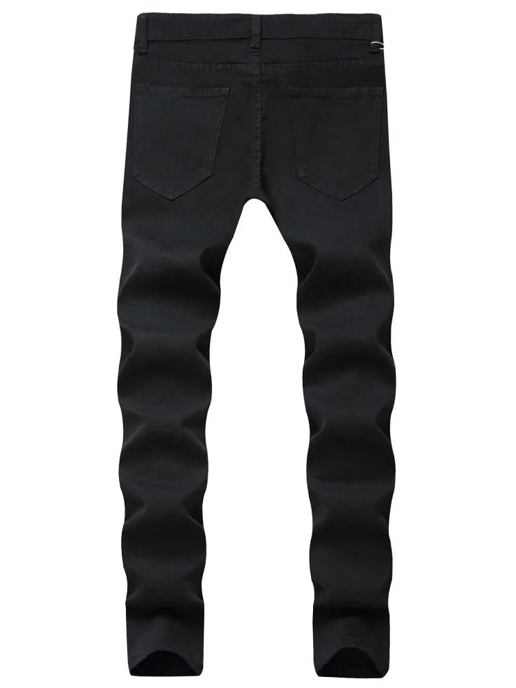 Jean déchiré pour hommes, Slim, respirant, doux, délavé, pantalon Streetwear, printemps automne, pan