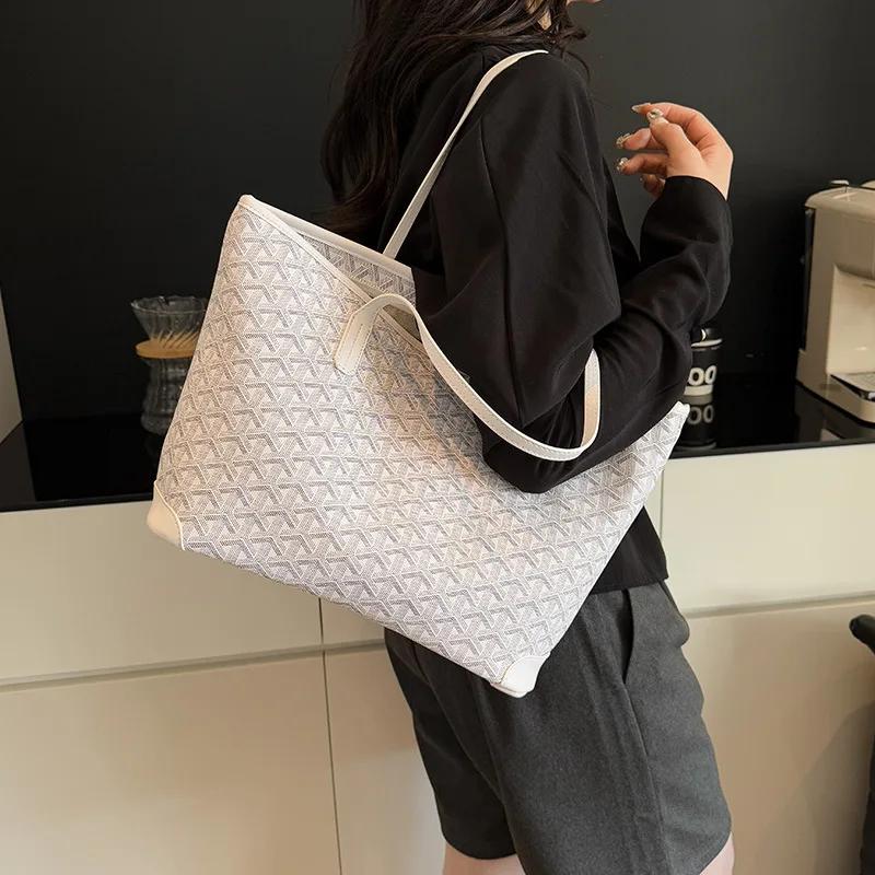  Sac fourre-tout surdimensionné en détresse, Vintage, poignée supérieure, bandoulière en cuir ple