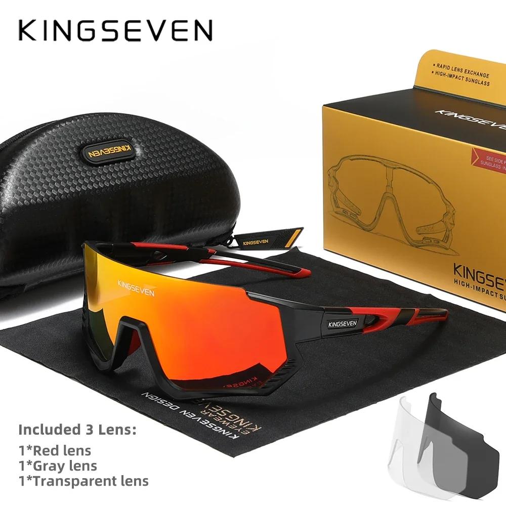 KINGSEVEN lunettes de soleil de cyclisme hommes femmes lunettes de vélo escalade Anti-UV vélo sport