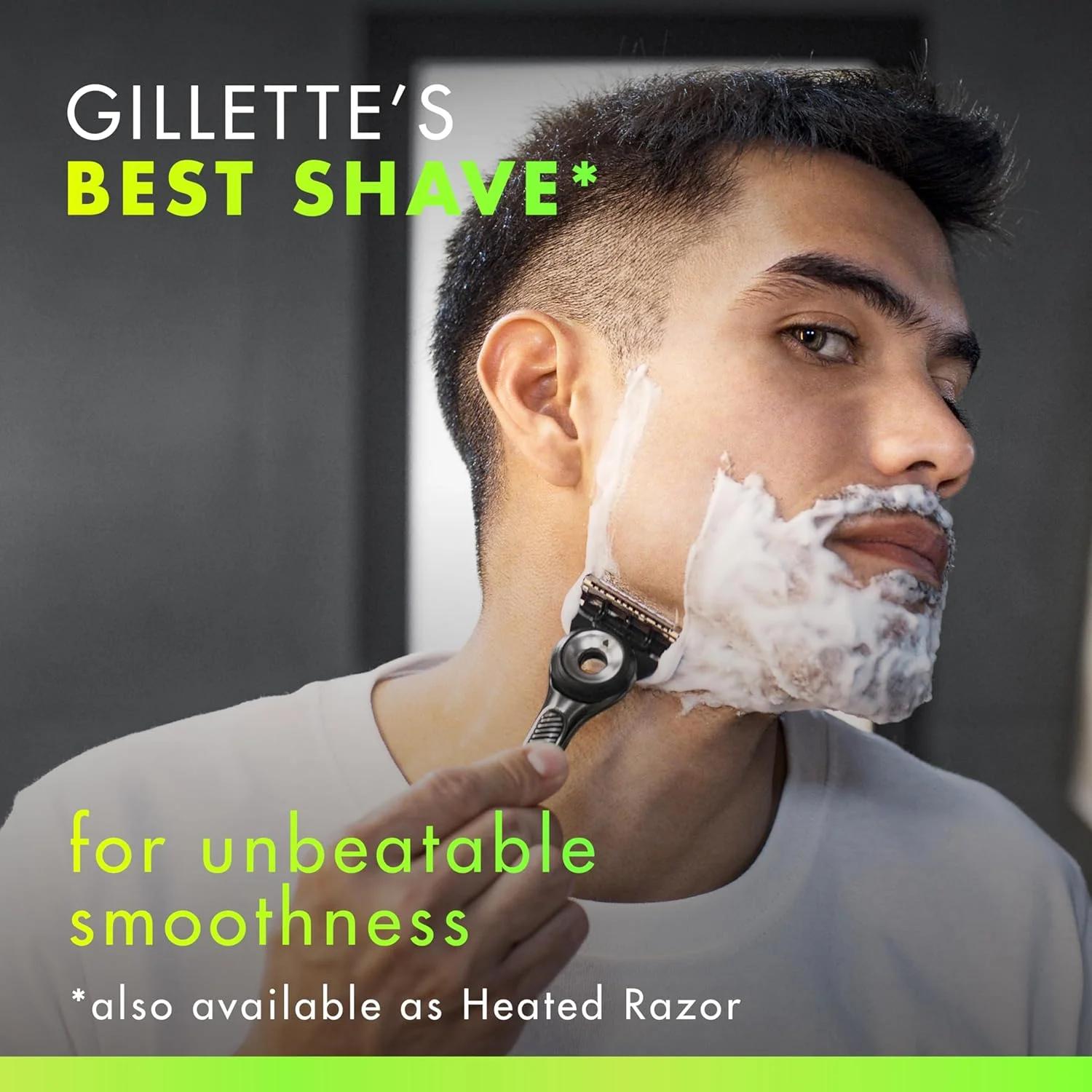 Recharges de lames de rasoir Gillette Labs pour hommes, compatibles avec les rasoirs Gillette Labs -