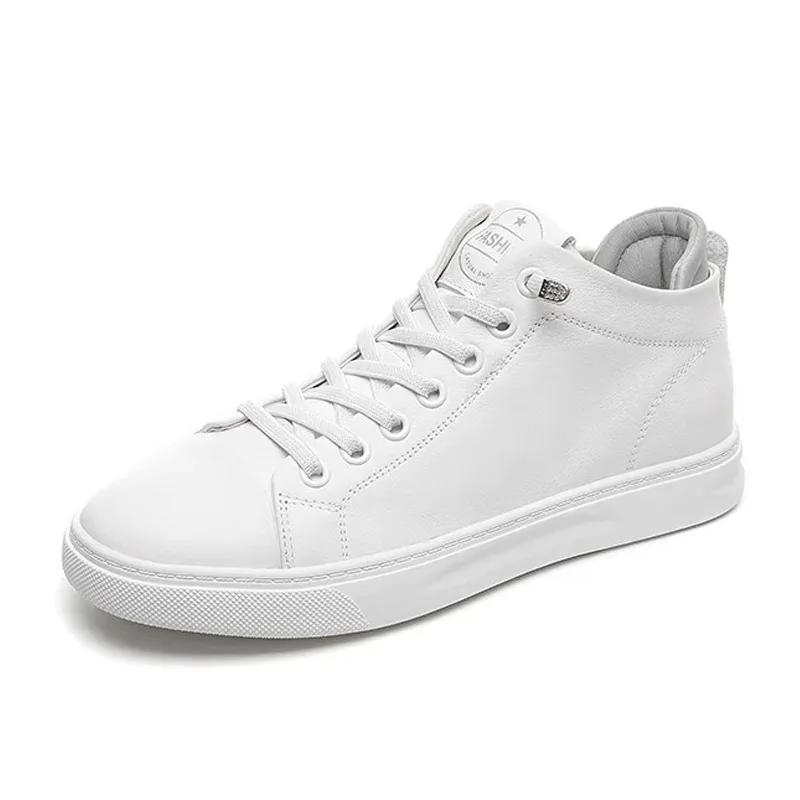 Printemps été chaussures femmes baskets en cuir véritable blanc chaussures peau de vache mode dames
