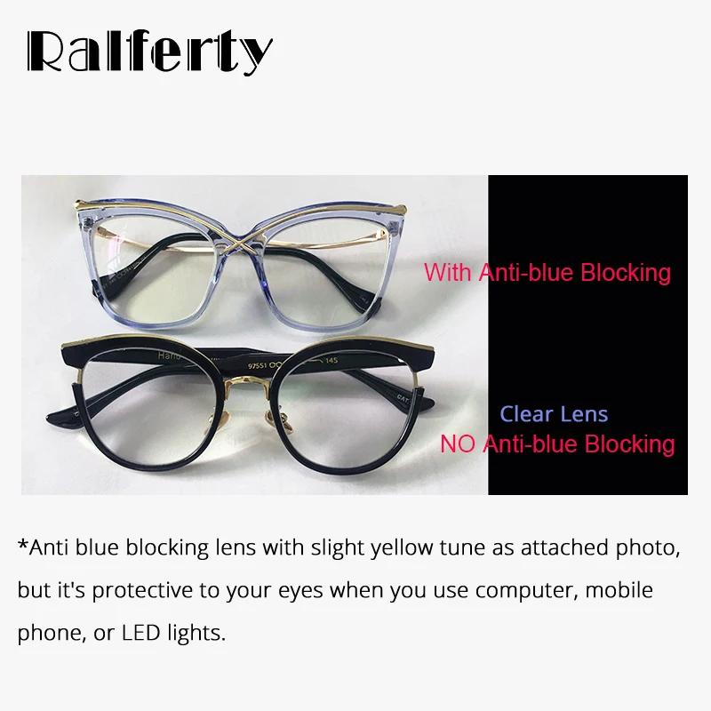 Ralferty (cylindre élevé) 1.56 1.61 1.67 1.74 lentilles optiques Anti lumière bleue lunettes de Pres