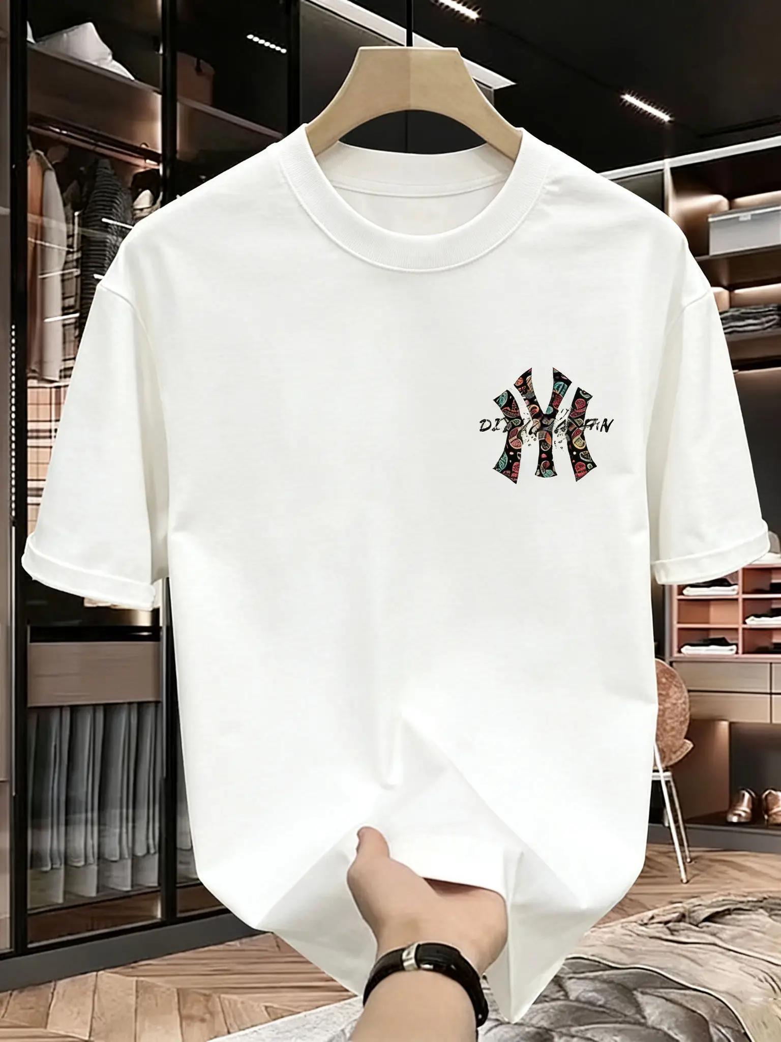 T-shirt imprimé d'été pour homme - T-shirt ample de haute qualité, décontracté, polyvalent et tendan