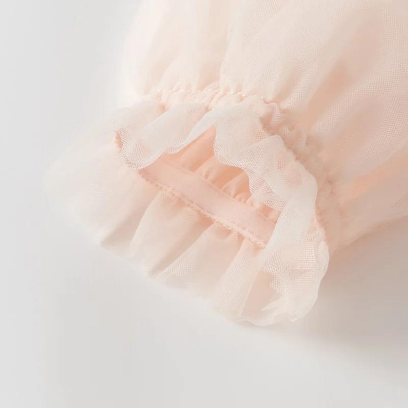 Dave Bella – robe de princesse en maille pour filles, nouvelle collection printemps 2021, breloque p