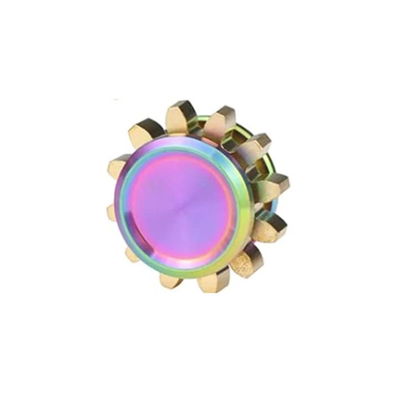 Fidget Spinner Mini Gyroscope à engrenages métalliques, jouet anti-Stress Portable pour adultes, ant