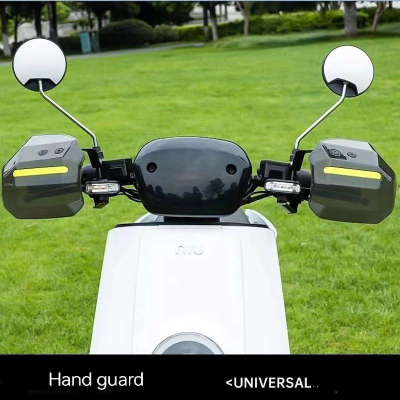 Protection des mains facile à installer et à démonter pour scooter moto ATV avec bande réfléchissant