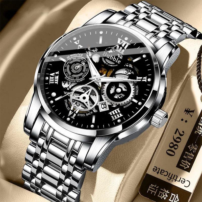 UTHAI montre pour hommes à la mode haut de gamme lumière luxe polyvalent montres à Quartz étanche ro