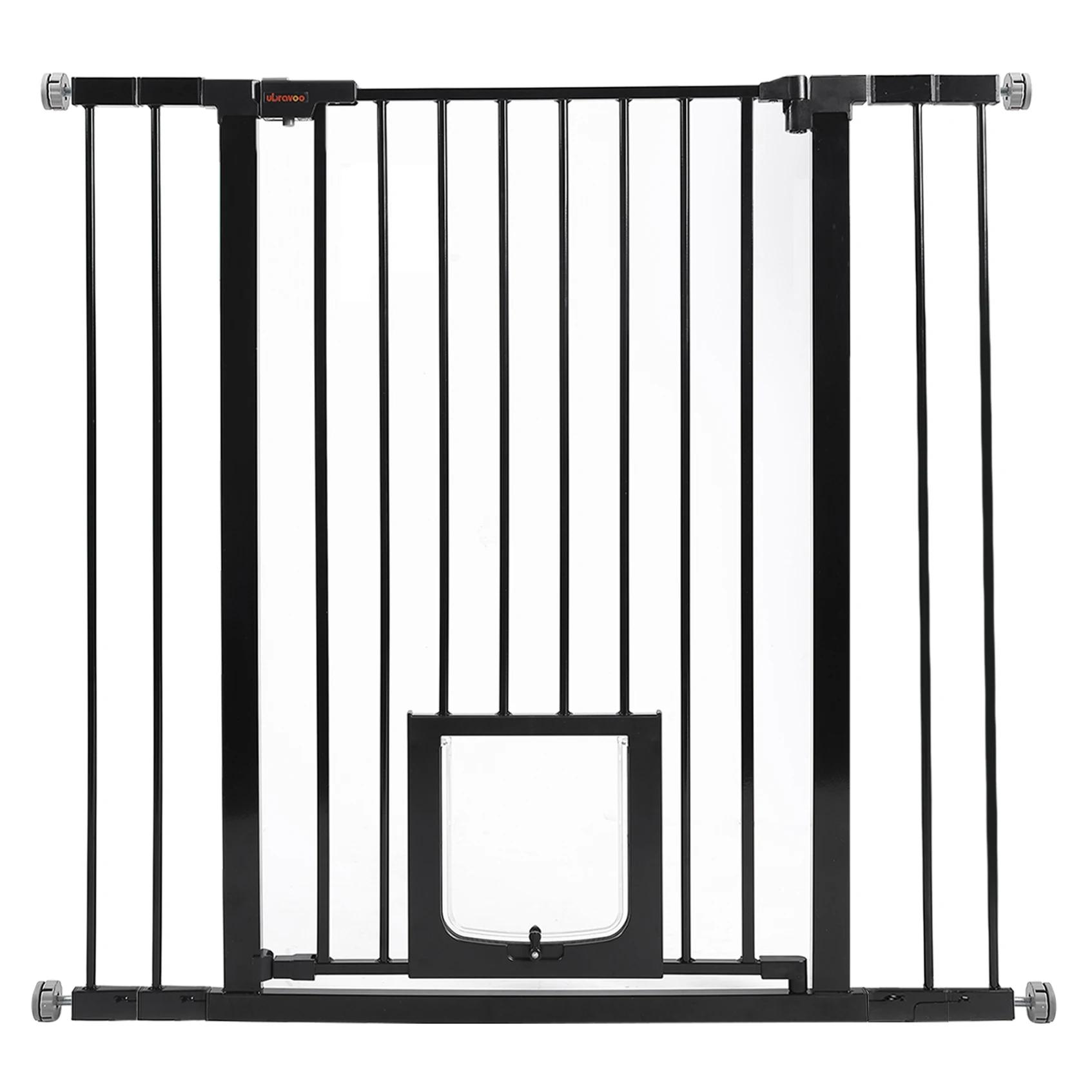 Porte bébé pour portes et escaliers, montage sous pression, sans perçage, porte de sécurité en métal