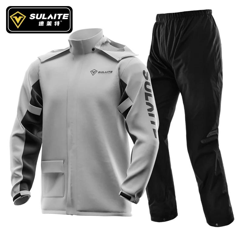SULAITE moto imperméable costume hommes en plein air imperméable vêtements de pluie chaussures couve