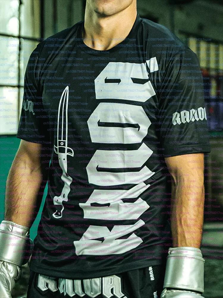 Vêtements de sport de boxe en plein air RANDA Camouflage Fans Jersey vêtements de combat d'entraînem