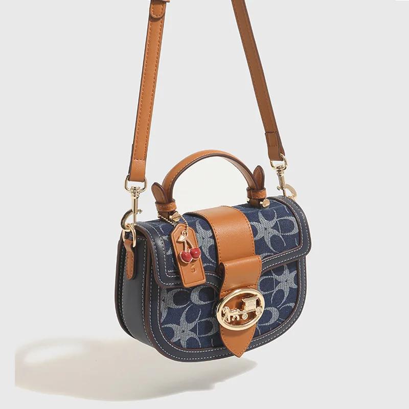 Sac à main femme tendance 2026, nouveau style, polyvalent, avec poignée supérieure, sac bandoulière