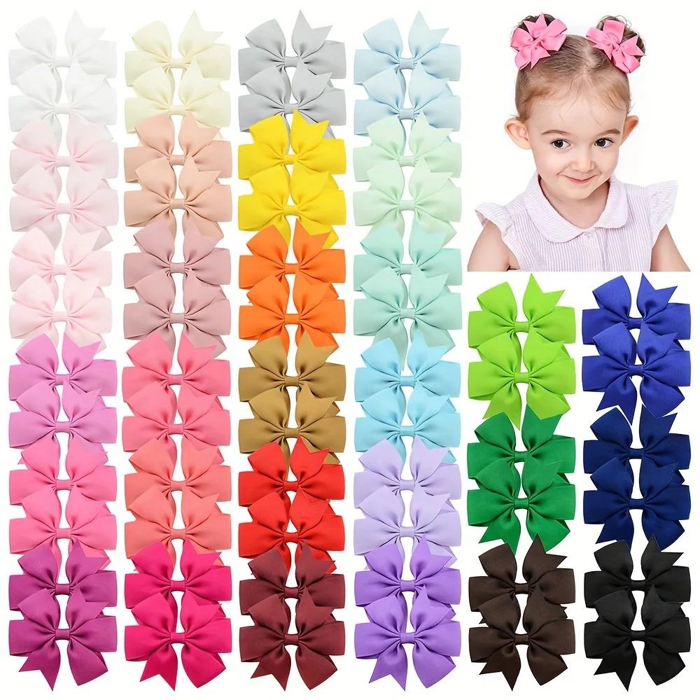 Pinces à cheveux tournesol de 3 pouces, 25/30/40/50/60 pièces, accessoires pour cheveux d'enfants, v