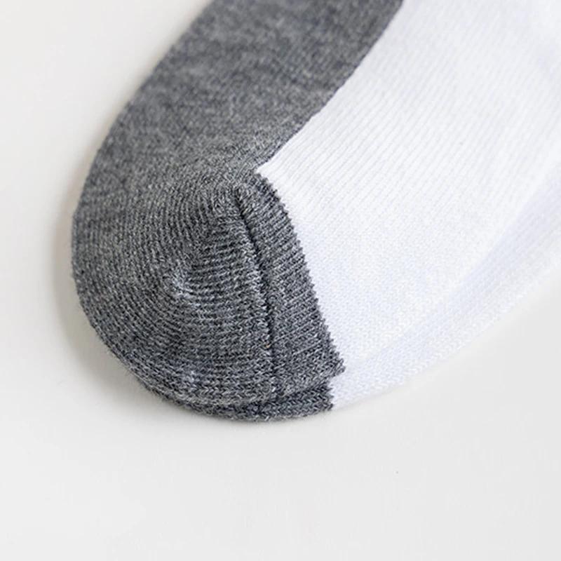 12 paires de chaussettes courtes basique pour enfants - design blanc et gris, respirantes - adaptées