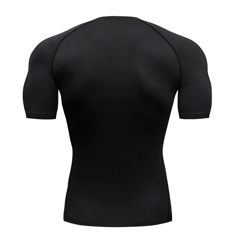 Chemise de Compression imprimée araignée pour hommes, T-Shirt à séchage rapide, maillot de course de
